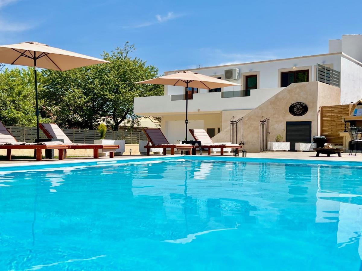 Beach Villa Verano With Private Pool By Dadovillas Sidárion Exterior photo